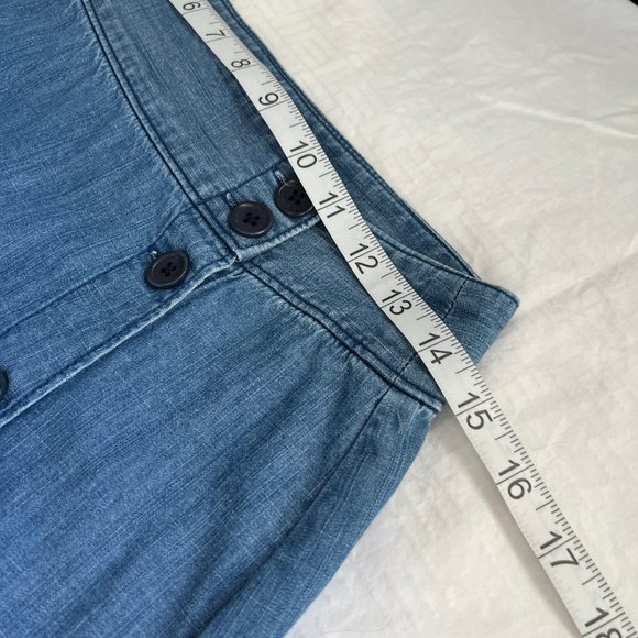 J Crew Buttoned Skirt Sz 6P - Picture 3 of 9